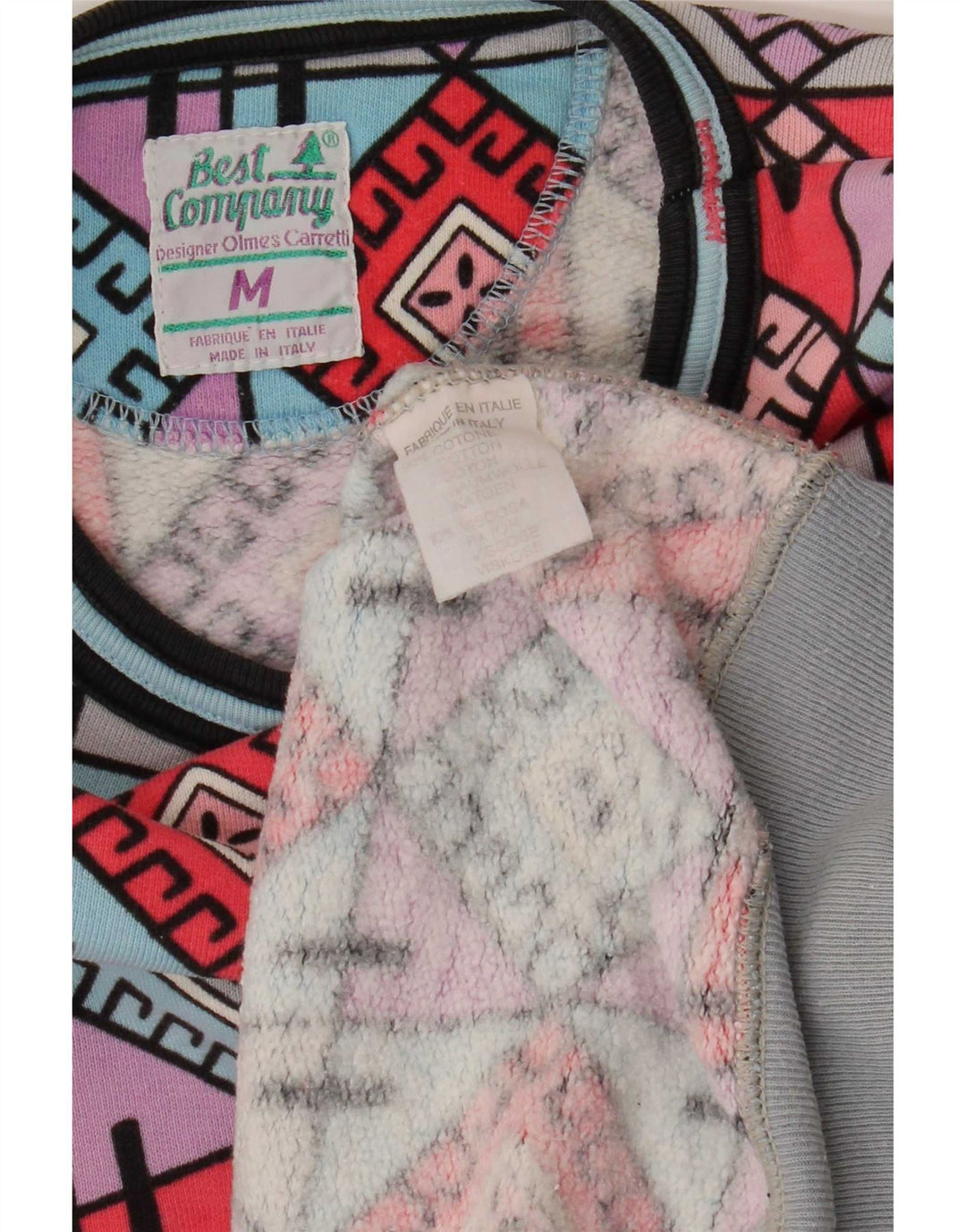 Best Company Womens Sweatshirt Jumper UK 14 Medium Multicoloured