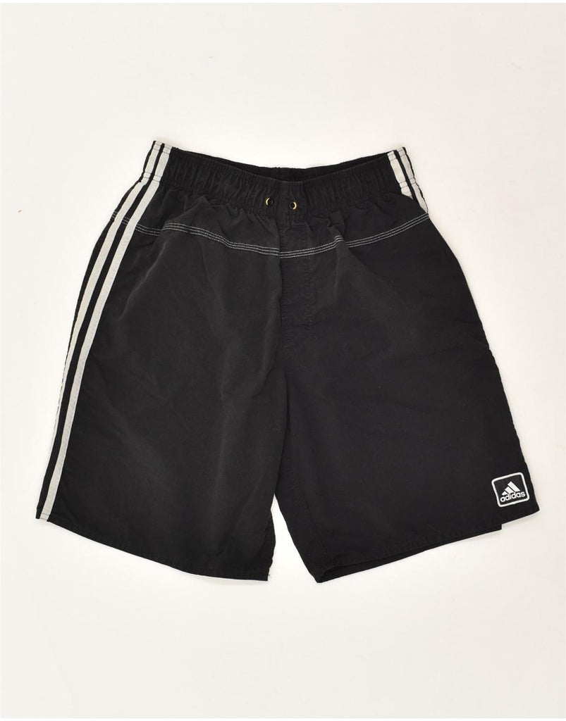 ADIDAS Mens Sport Shorts Medium Black Polyamide | Vintage Adidas | Thrift | Second-Hand Adidas | Used Clothing | Messina Hembry 