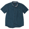 Vans Mens Short Sleeve Classic Fit Shirt Medium Blue Geometric