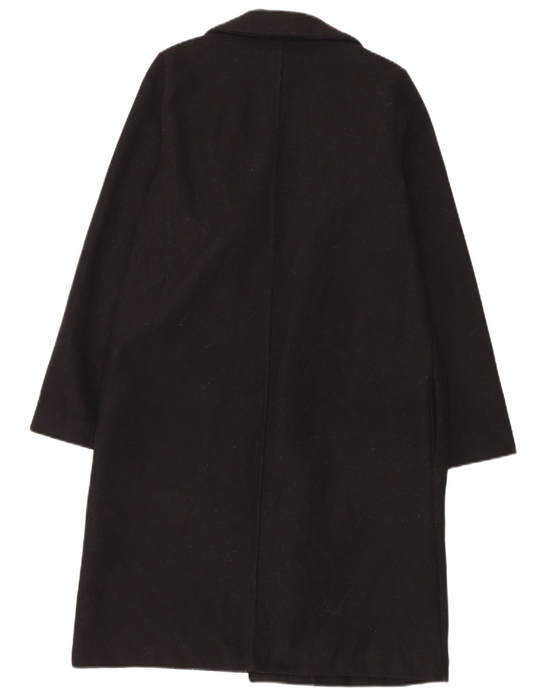 Zara Womens Open Overcoat UK 14 Medium Black