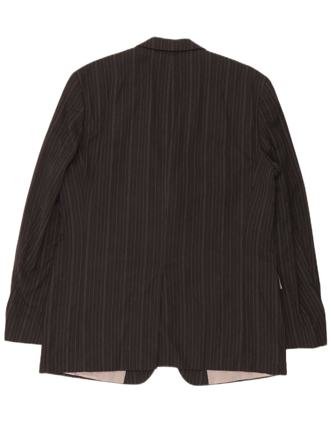 HUGO BOSS Mens 3 Button Blazer Jacket EU 54 2XL Black Pinstripe