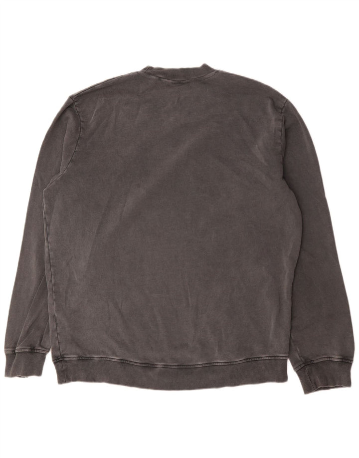 Lyle & Scott Mens Sweatshirt Jumper Large Grey Cotton