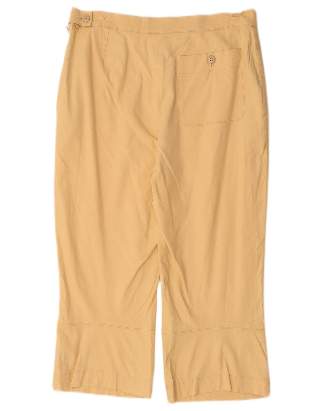 Iceberg Womens Capri Trousers IT 44 Medium W30 L19 Beige Linen