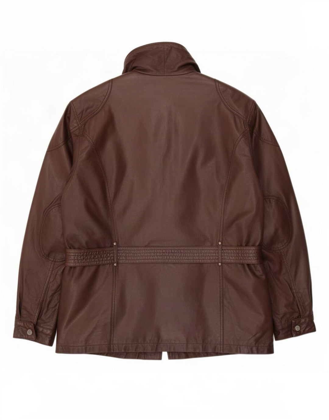 Mauritius Mens Leather Jacket IT 56 3XL Brown