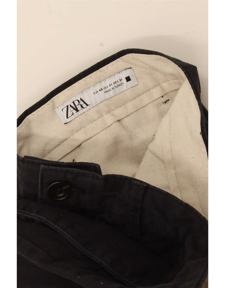 Zara Mens Slim Jeans EU 40 Medium W30 L28 Black
