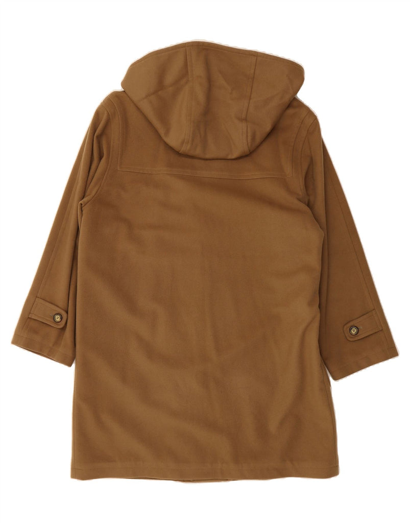 DOLOMITEN Mens Hooded Duffle Coat IT 52 XL Brown Viscose Vintage Dolomiten and Second-Hand Dolomiten from Messina Hembry 