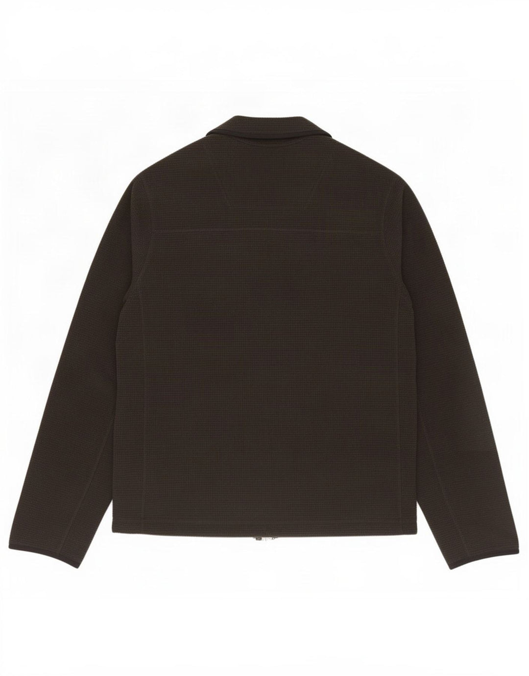 Timberland Mens Zip Neck Fleece Jumper Large Black Polyester