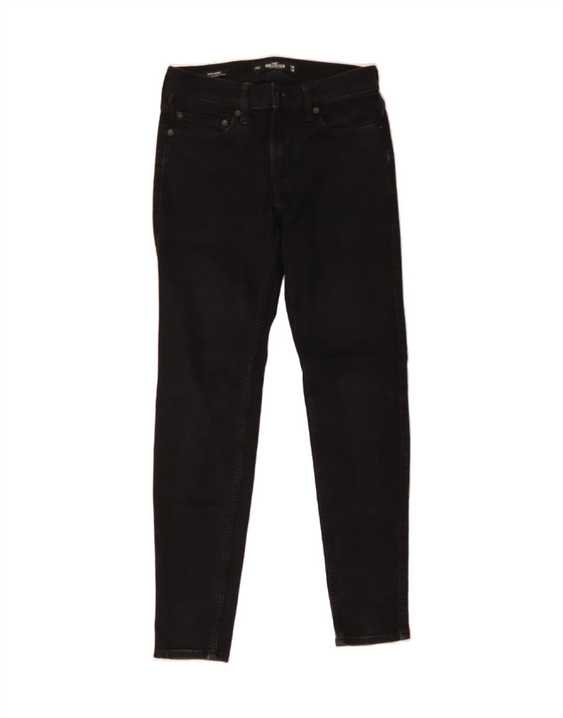 HOLLISTER Womens Skinny Jeans W28 L30 Black Cotton Vintage Hollister and Second-Hand Hollister from Messina Hembry 
