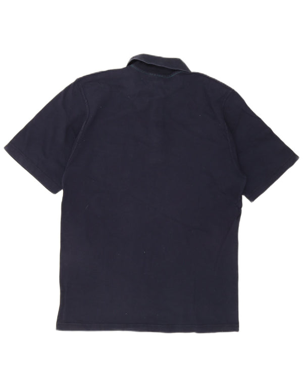 MC Kee's Mens Polo Shirt IT 52 Large Navy Blue Cotton