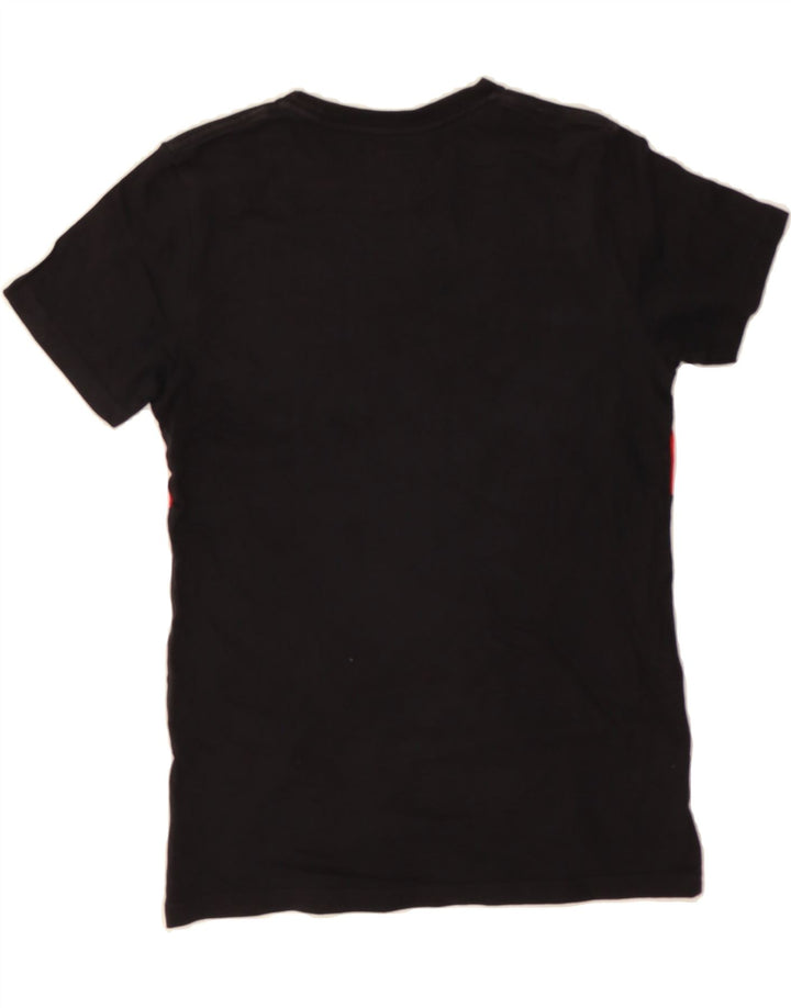 LEVI'S Boys Graphic T-Shirt Top 13-14 Years Black Colourblock Vintage Levi's and Second-Hand Levi's from Messina Hembry 