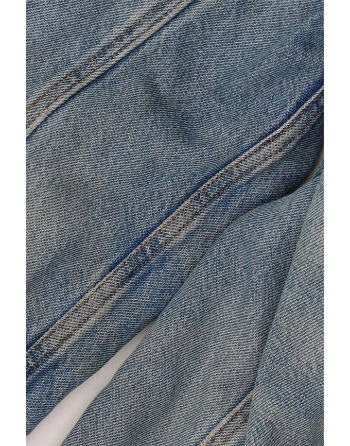Levi's Mens Denim Sherpa Jacket UK 34 XS Blue Cotton