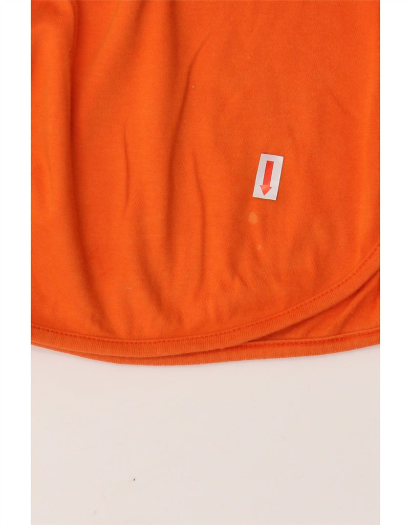 BENETTON Womens Vest Top UK 14 Large Orange Cotton Vintage Benetton and Second-Hand Benetton from Messina Hembry 