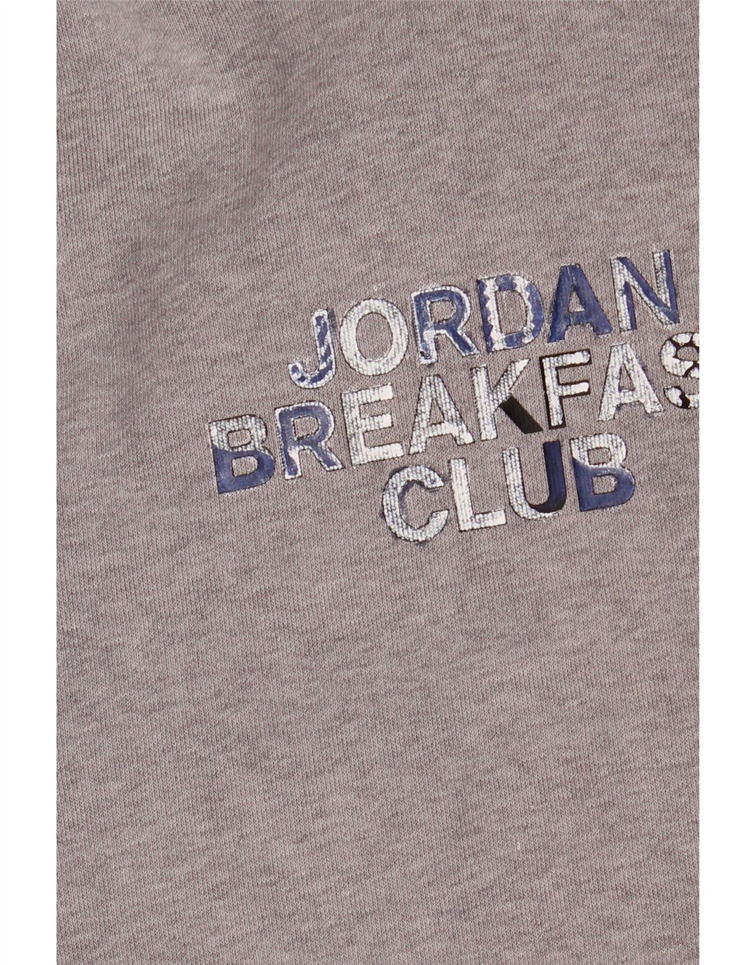 Jordan Mens Graphic Hoodie Jumper Small Grey Cotton