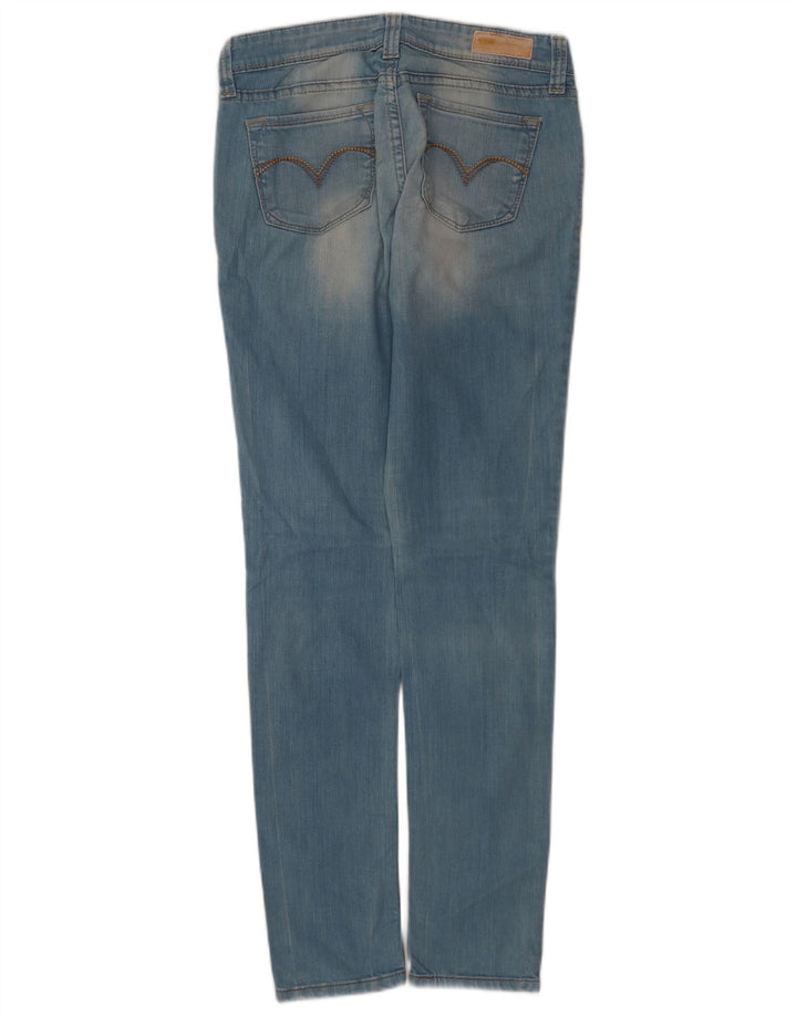 Levi's Womens Demi Curve Slim Jeans W29 L34 Blue Cotton