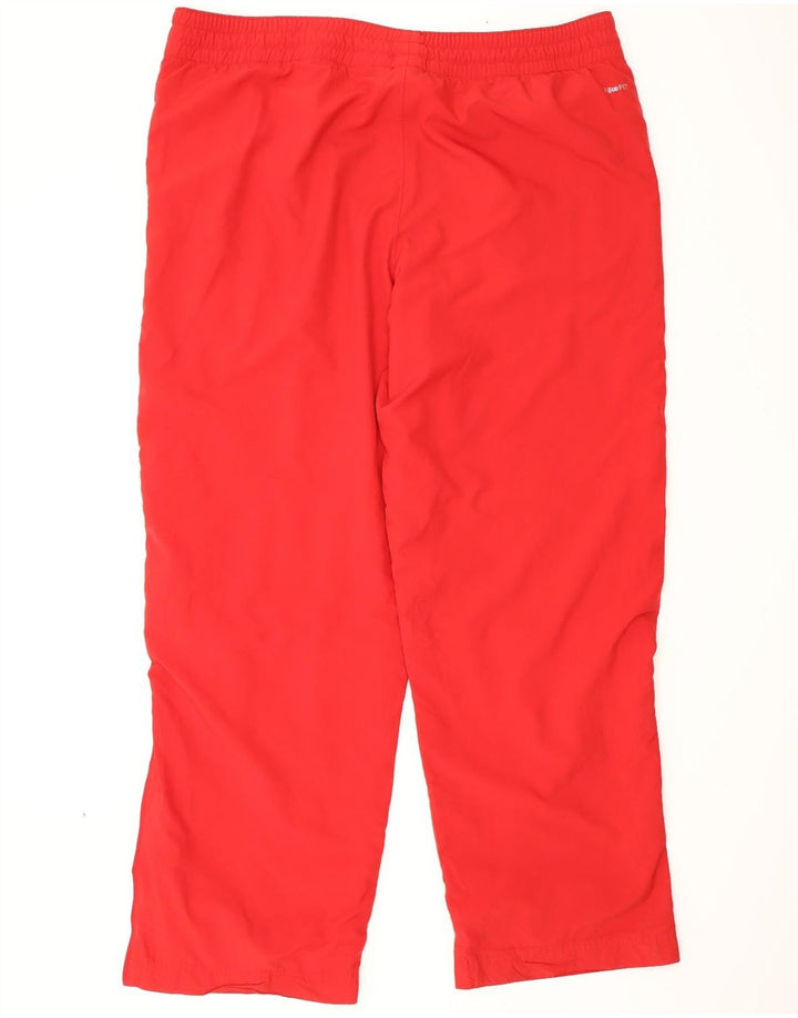 Nike Mens Dri Fit Tracksuit Trousers XL  Red Polyester