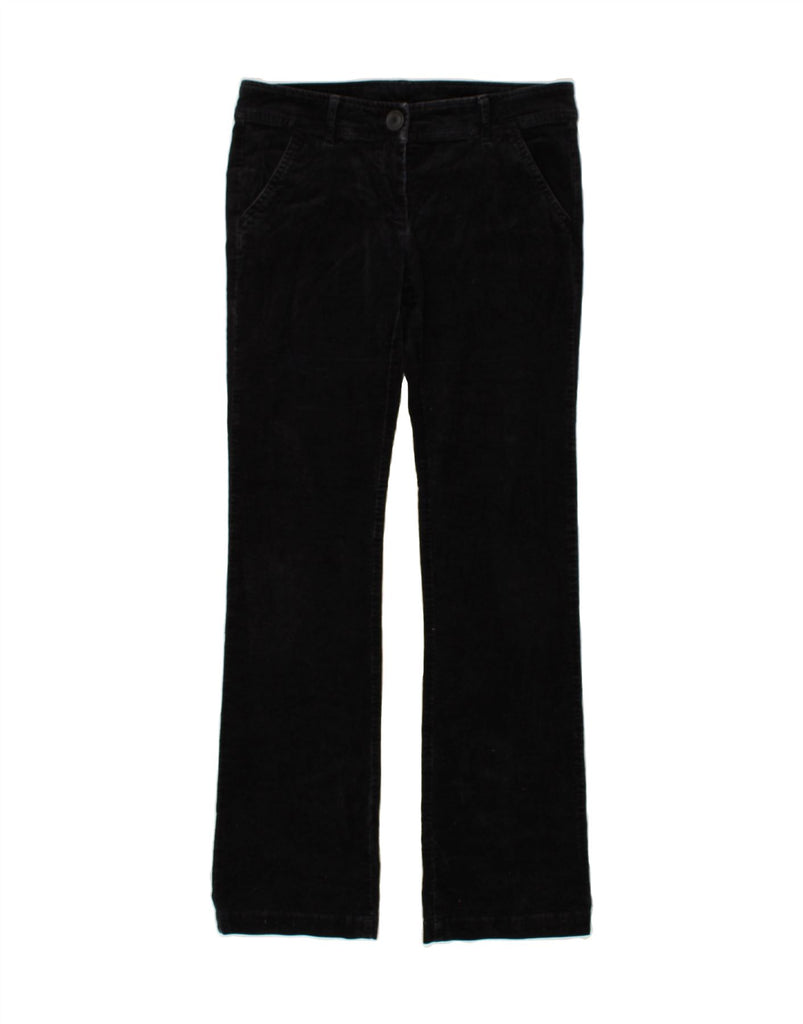 BENETTON Womens Bootcut Chino Trousers W30 L32 Black | Vintage Benetton | Thrift | Second-Hand Benetton | Used Clothing | Messina Hembry 