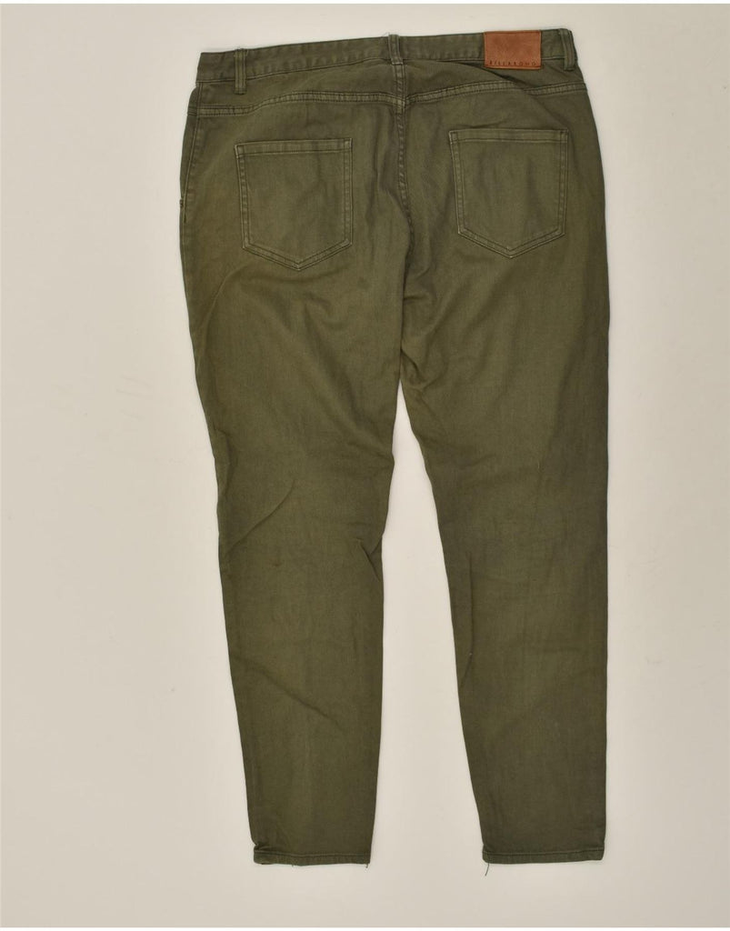 BILLABONG Womens Slim Chino Trousers W32 L30  Khaki Cotton | Vintage Billabong | Thrift | Second-Hand Billabong | Used Clothing | Messina Hembry 