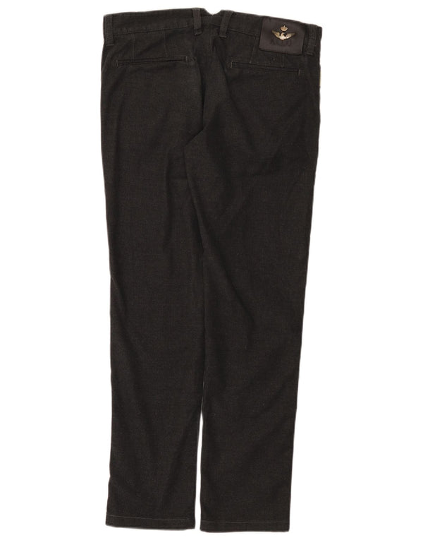 Armani Womens Slim Chino Trousers EU 46 XL W32 L29 Grey Cotton