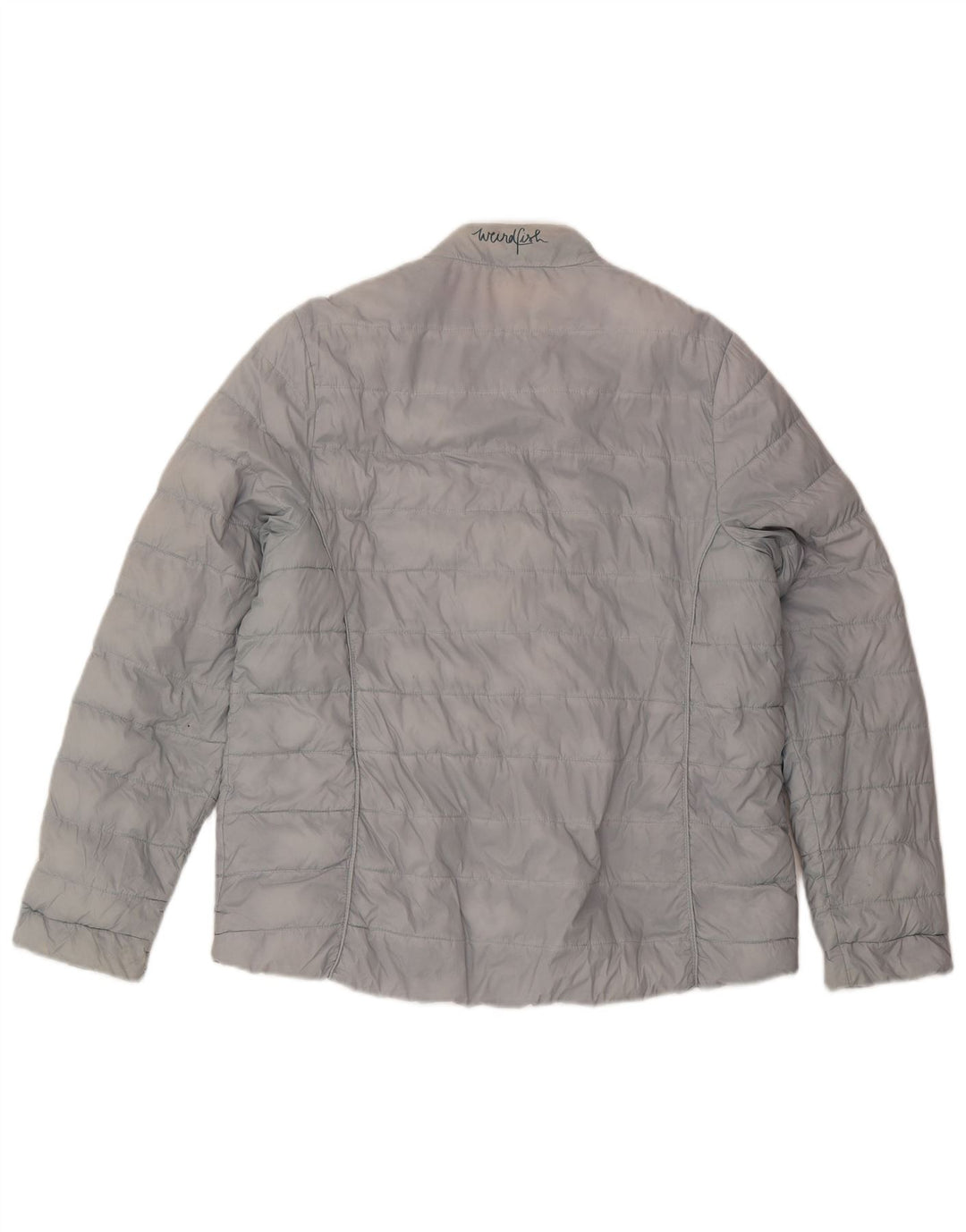 Weird Fish Womens Padded Jacket UK 18 XL Blue Nylon