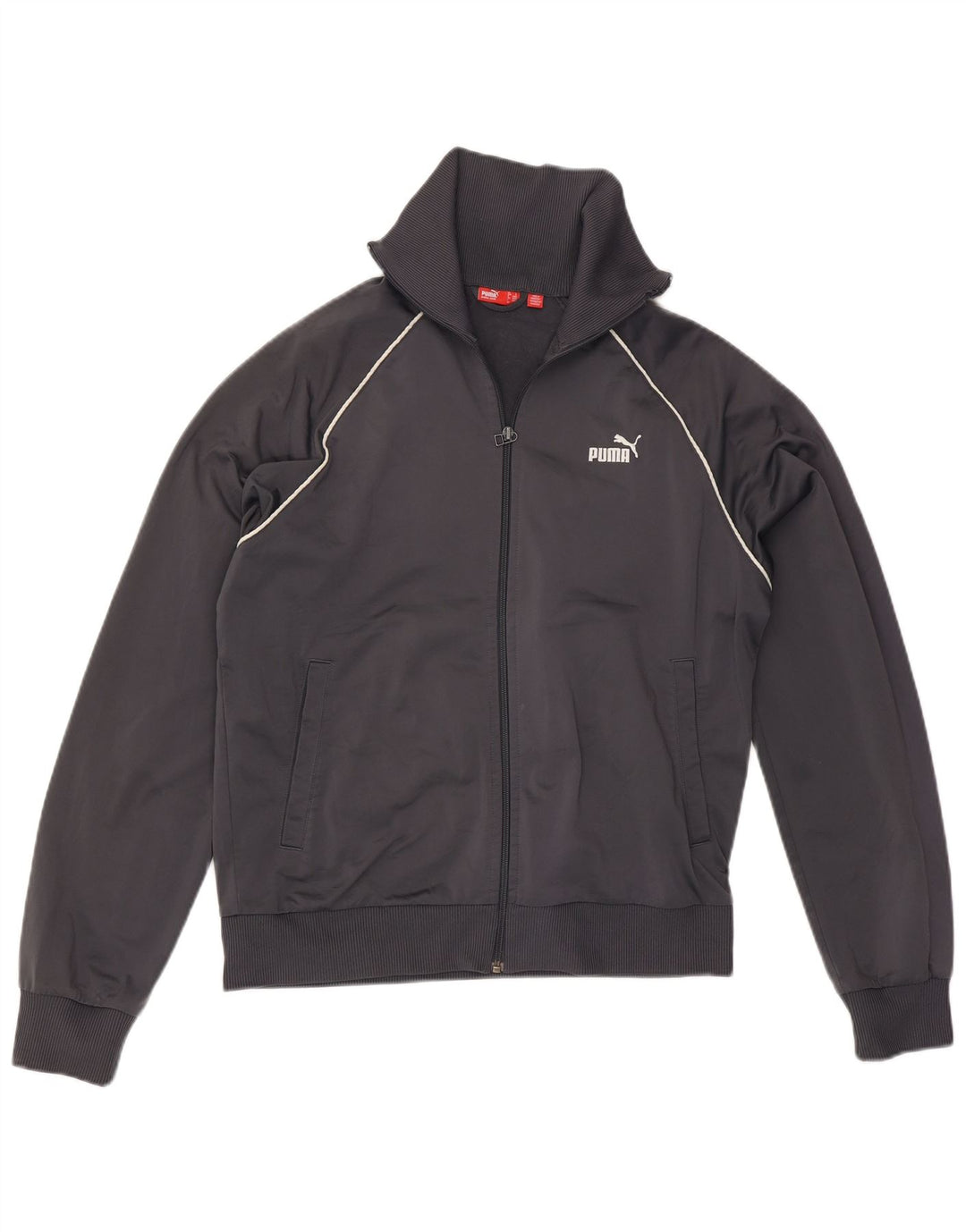 Puma Mens Tracksuit Top Jacket Large Grey