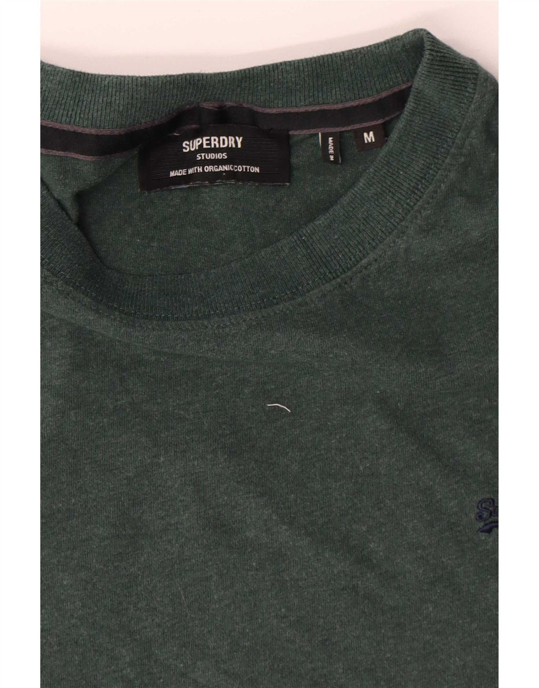 Superdry Mens T-Shirt Top Medium Green