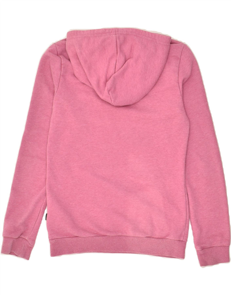 PUMA Girls Graphic Hoodie Jumper 11-12 Years Pink Cotton | Vintage Puma | Thrift | Second-Hand Puma | Used Clothing | Messina Hembry 