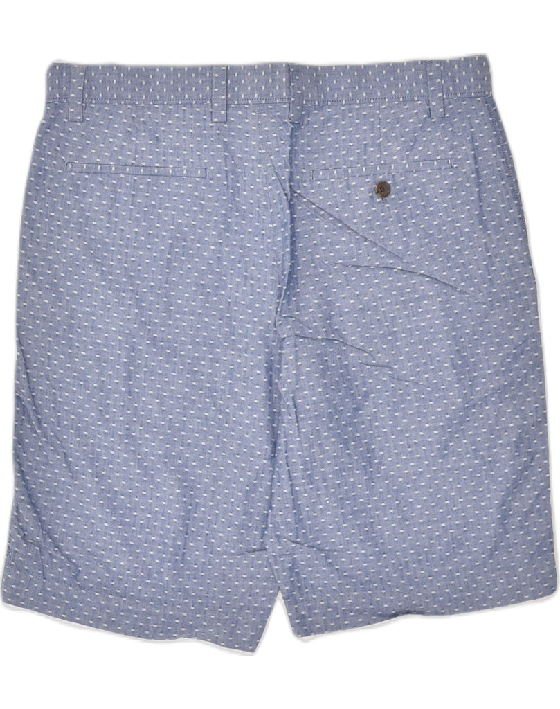 BANANA REPUBLIC Mens Chino Shorts W34 Large Blue Polka Dot Cotton | Vintage Banana Republic | Thrift | Second-Hand Banana Republic | Used Clothing | Messina Hembry 