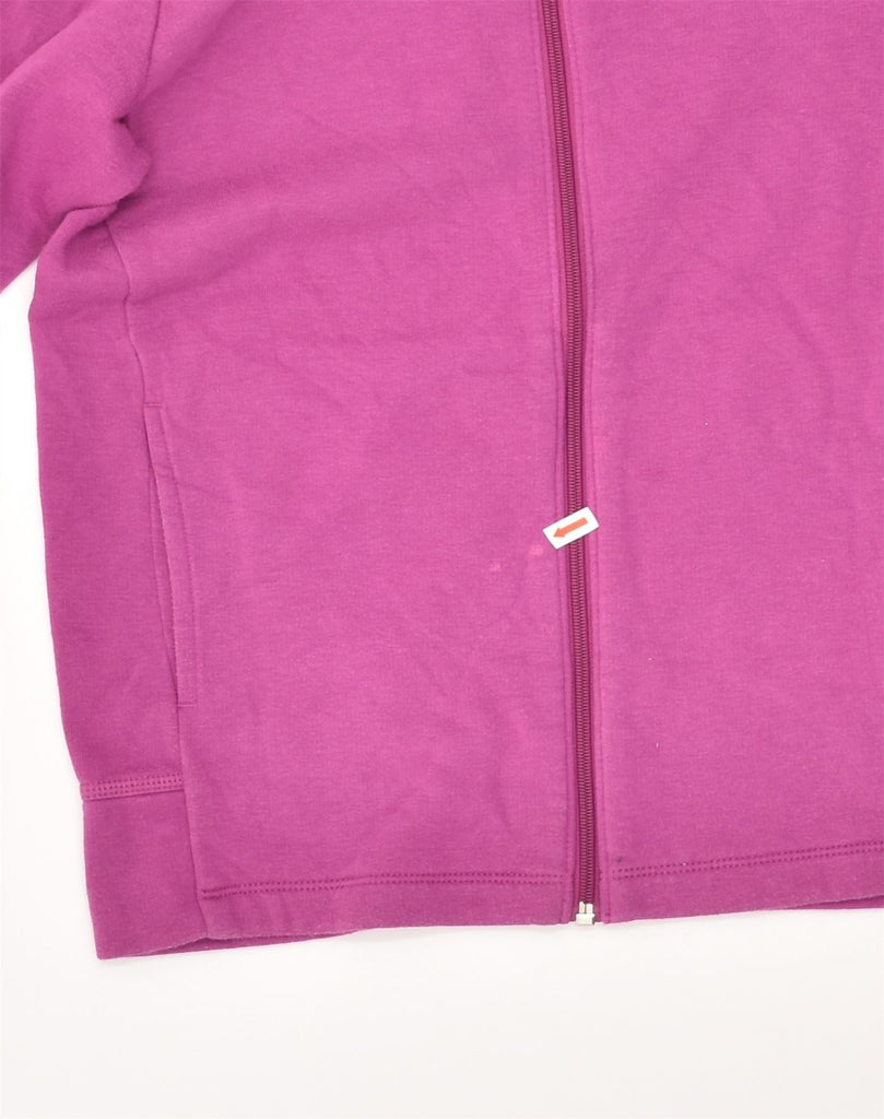 CHAMPION Womens Tracksuit Top Jacket UK 6 XS Pink Cotton | Vintage Champion | Thrift | Second-Hand Champion | Used Clothing | Messina Hembry 