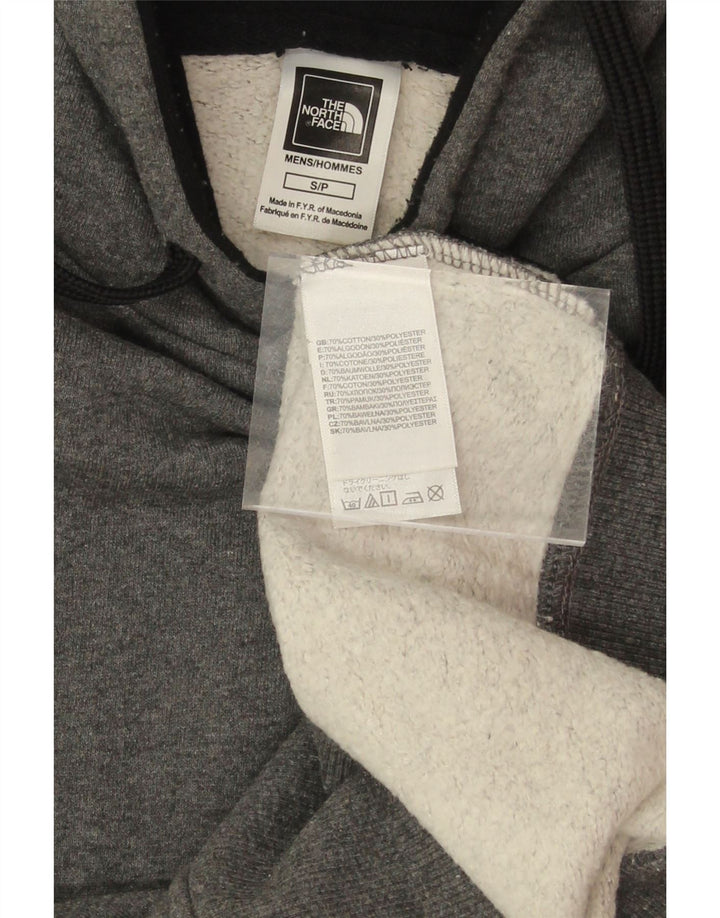 THE NORTH FACE Mens Graphic Hoodie Jumper Small Grey Cotton Vintage The North Face and Second-Hand The North Face from Messina Hembry 