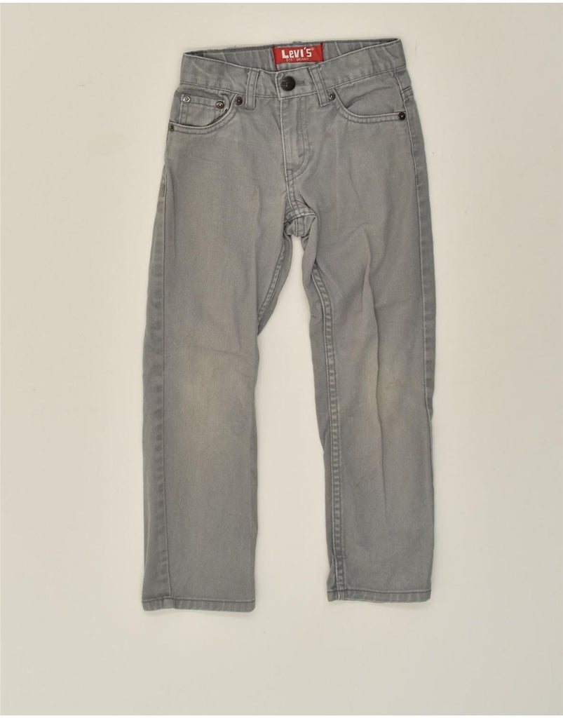 LEVI'S Boys 511 Regular Skinny Jeans 5-6 Years W20 L20  Grey Cotton | Vintage Levi's | Thrift | Second-Hand Levi's | Used Clothing | Messina Hembry 