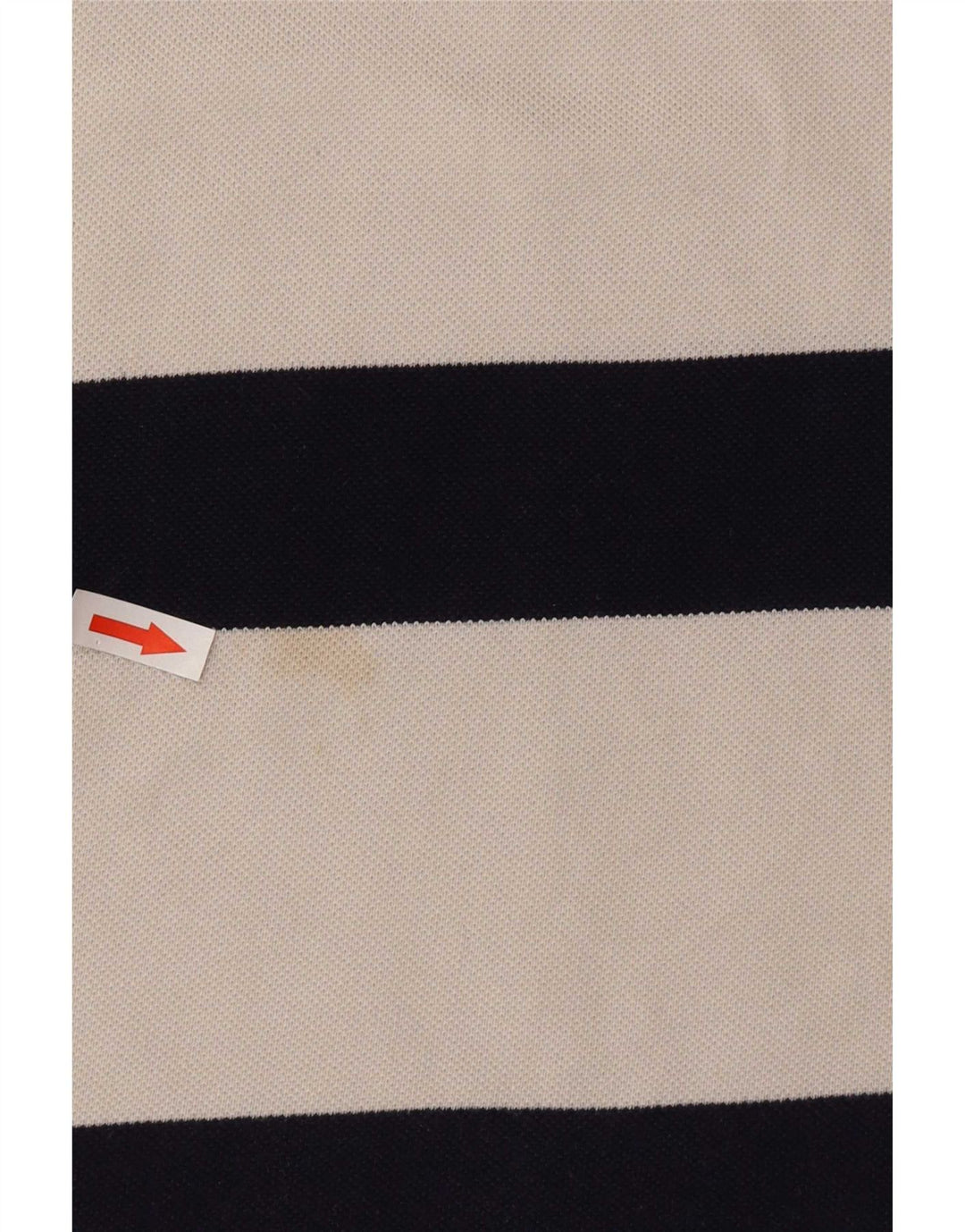 Lacoste Mens Polo Shirt Size 3 Small White Striped