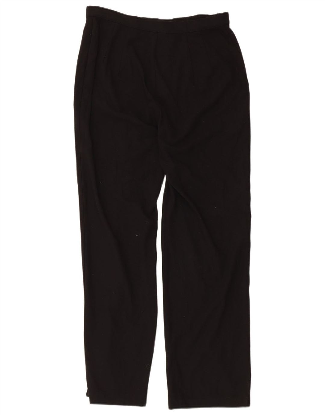 Marks & Spencer Womens Straight Suit Trousers UK 14 Medium W30 L29 Black