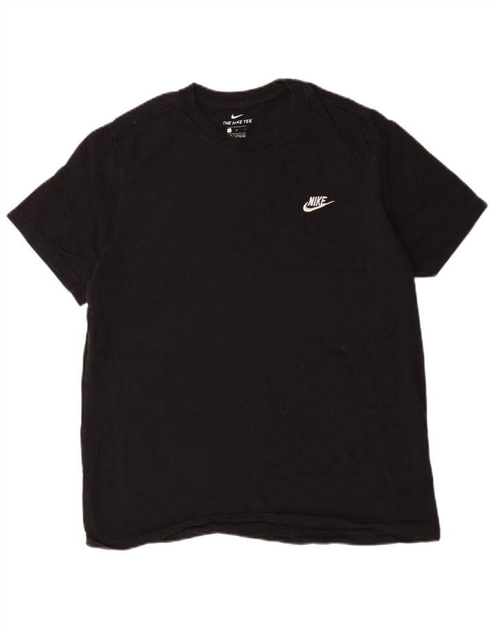 Nike Mens T-Shirt Top Large Black Cotton