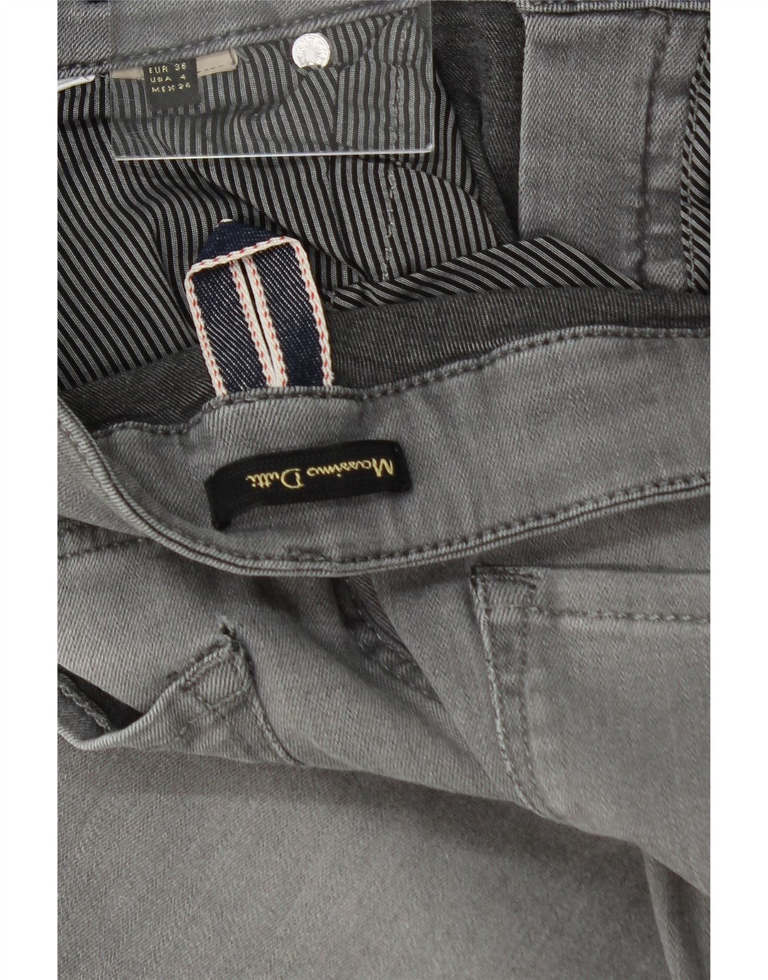 MASSIMO DUTTI Womens Skinny Jeans EU 38 Small W28 L29 Grey Vintage Massimo Dutti and Second-Hand Massimo Dutti from Messina Hembry 