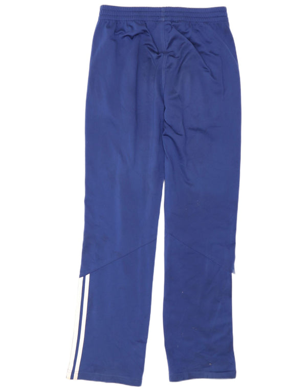 Adidas Boys Tracksuit Trousers 13-14 Years Navy Blue Polyester