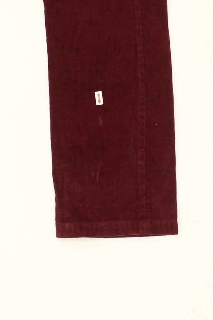 J. CREW Womens Straight Corduroy Trousers W27 L30 Burgundy Cotton | Vintage J. Crew | Thrift | Second-Hand J. Crew | Used Clothing | Messina Hembry 