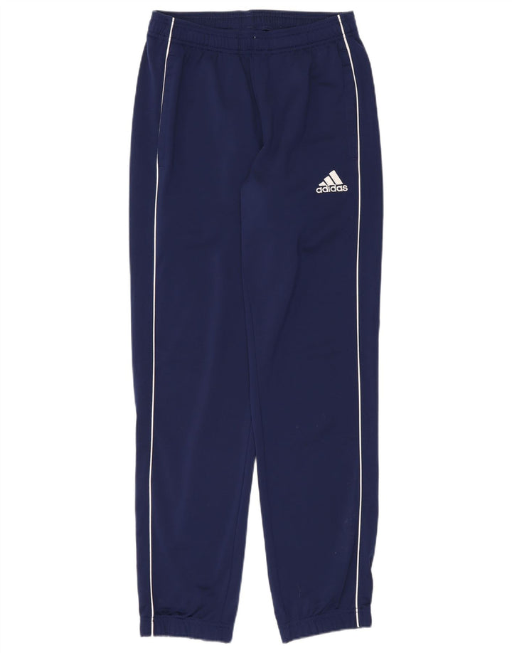 Adidas Mens Tracksuit Trousers Joggers Small Navy Blue Polyester