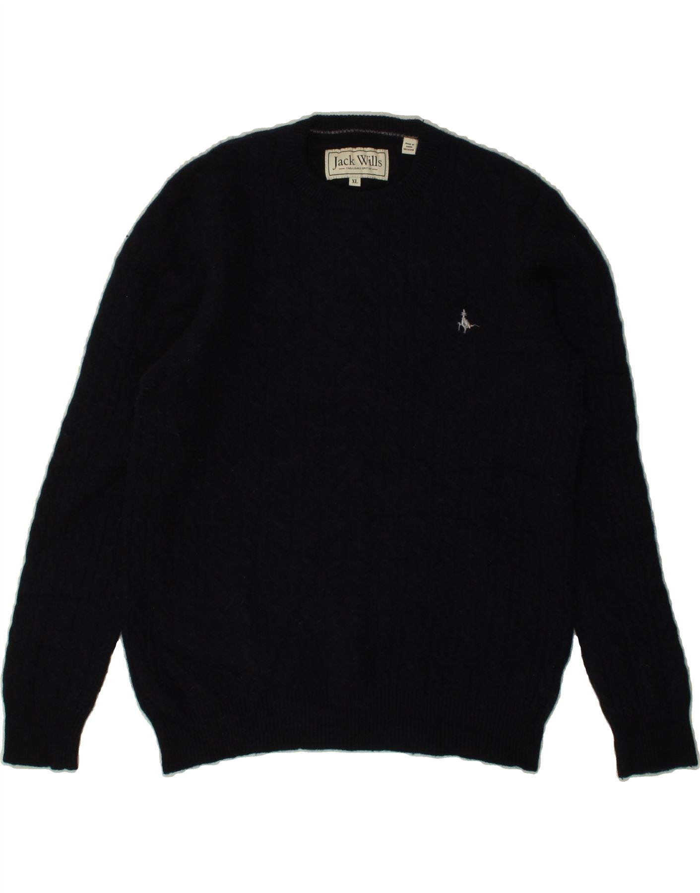 Jack Wills Navy Ribbed Jumper Black Jack Wills Jumper Sale