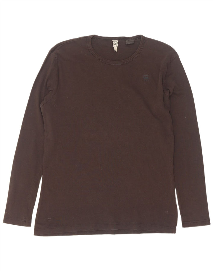 G-Star Mens Top Long Sleeve XL Black Cotton