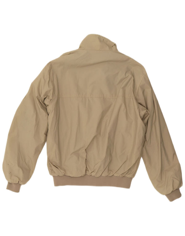 North Sails Mens Bomber Jacket UK 40 Large Beige Polyamide