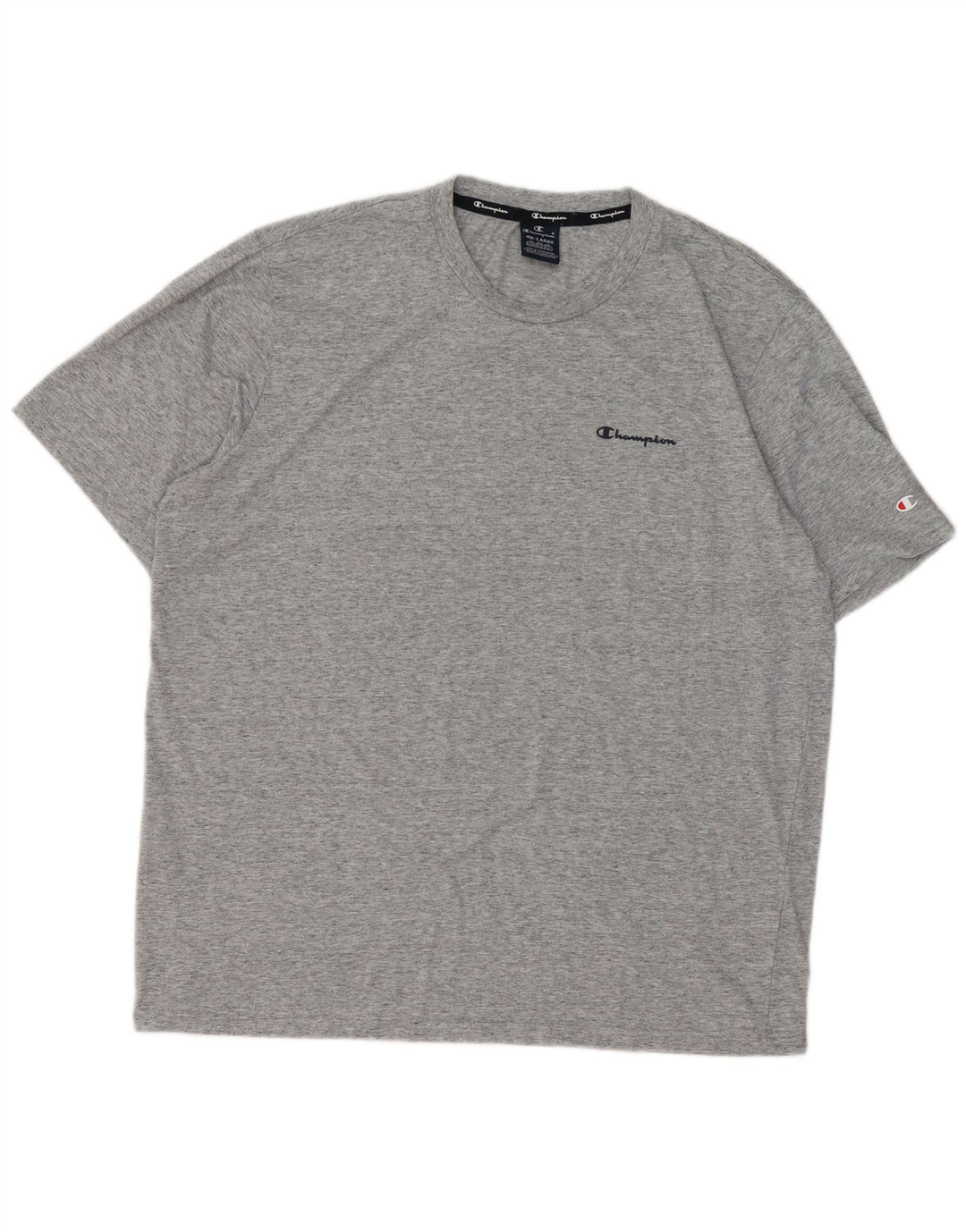 Champion Mens T-Shirt Top 4XL Grey Flecked