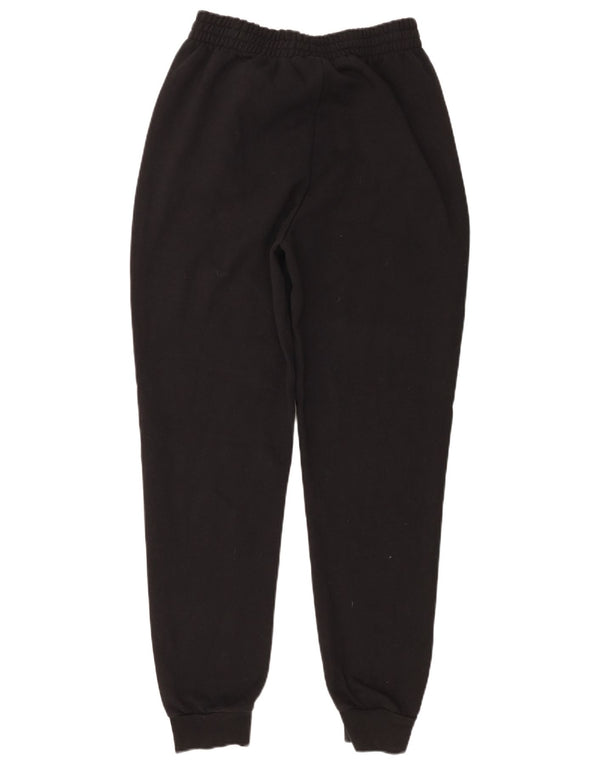 Adidas Boys Graphic Tracksuit Trousers Joggers 15-16 Years Black Cotton