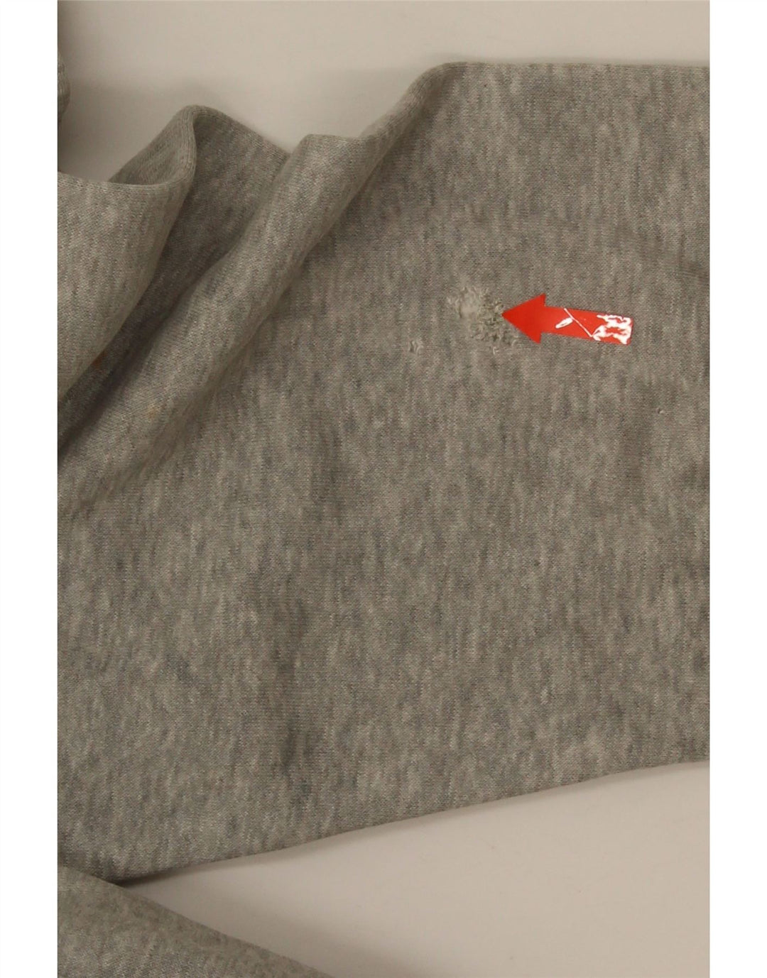Nike Mens Hoodie Jumper Medium Grey Flecked Cotton
