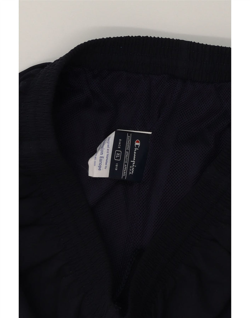 CHAMPION Mens Tracksuit Trousers XL Navy Blue Polyester Vintage Champion and Second-Hand Champion from Messina Hembry 