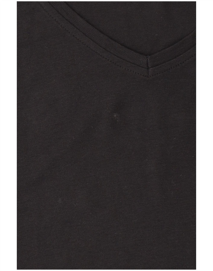 CHAMPION Womens Easy Fit Vest Top UK 20 2XL Black Cotton