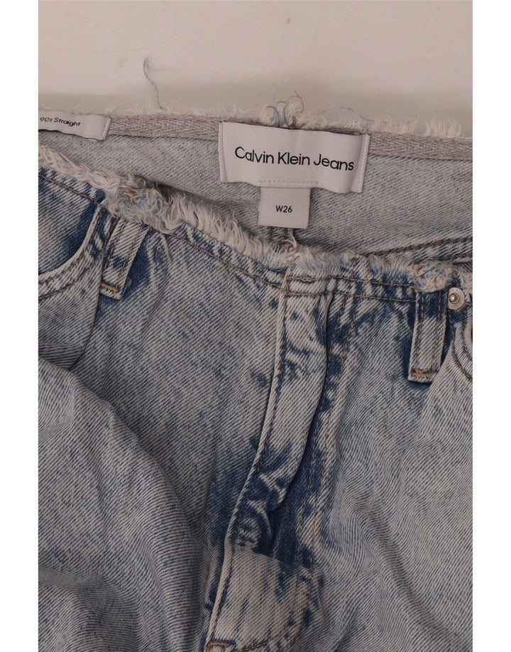 Calvin Klein Womens Loose Jeans W26 L30 Blue
