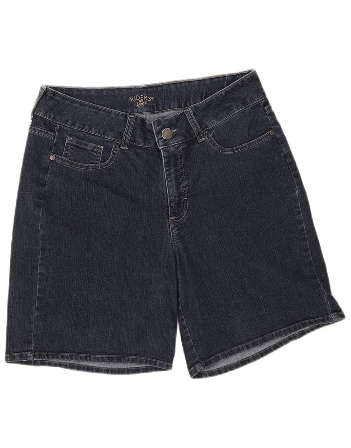 LEE Womens Riders Denim Shorts W32 Large  Navy Blue