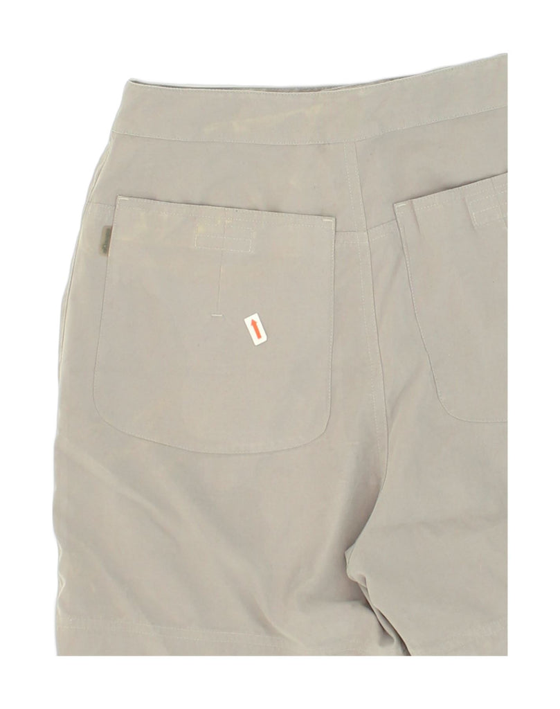 ELLESSE Womens Chino Shorts UK 10 Small W26 Grey Polyester | Vintage Ellesse | Thrift | Second-Hand Ellesse | Used Clothing | Messina Hembry 