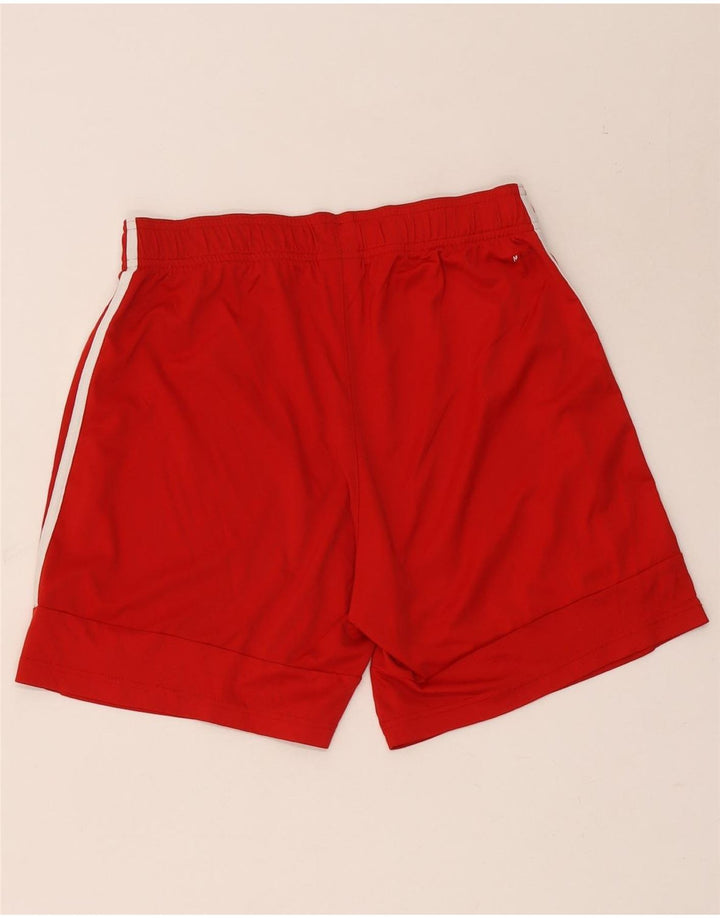 Adidas Womens Sport Shorts UK 14 Medium Red Polyester