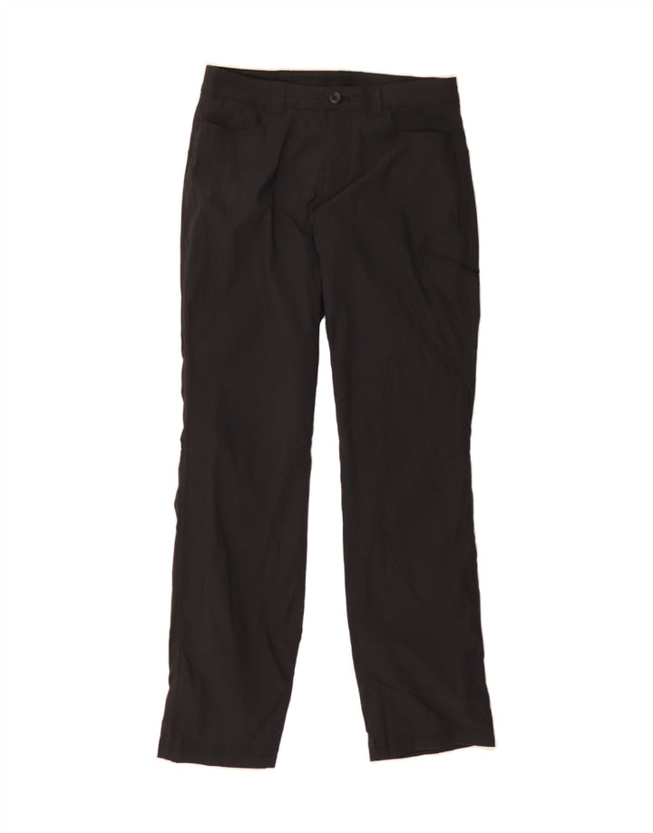 EDDIE BAUER Womens Straight Cargo Trousers US 6 Medium W30 L32 Black Nylon Vintage Eddie Bauer and Second-Hand Eddie Bauer from Messina Hembry 